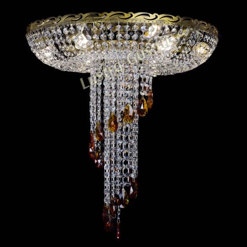 Люстра Диана №6 журавлик чайная под бронзу  в Симферополе Гусь Хрустальный