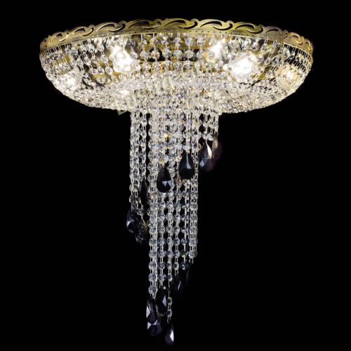 Люстра Диана №6 журавлик черная под бронзу  в Симферополе Гусь Хрустальный