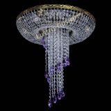 Люстра Диана №6 журавлик фиолетовая под бронзу  в Симферополе