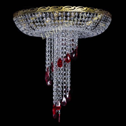 Люстра Диана №6 журавлик красная под бронзу в Симферополе Гусь Хрустальный