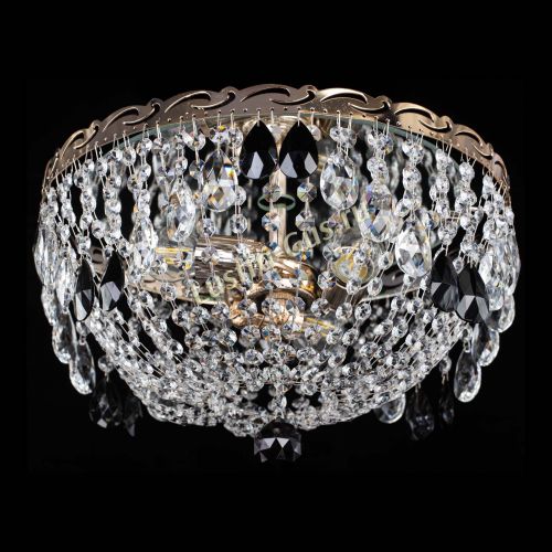 Люстра Диана журавлик черная в Симферополе Гусь Хрустальный