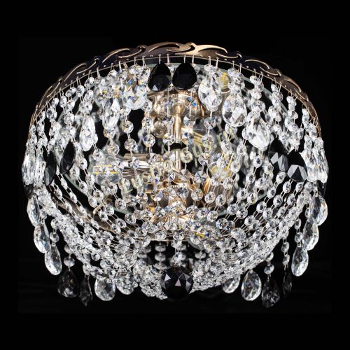 Люстра Диана журавлик черная в Симферополе Гусь Хрустальный