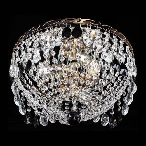 Люстра Диана журавлик черная в Симферополе Гусь Хрустальный