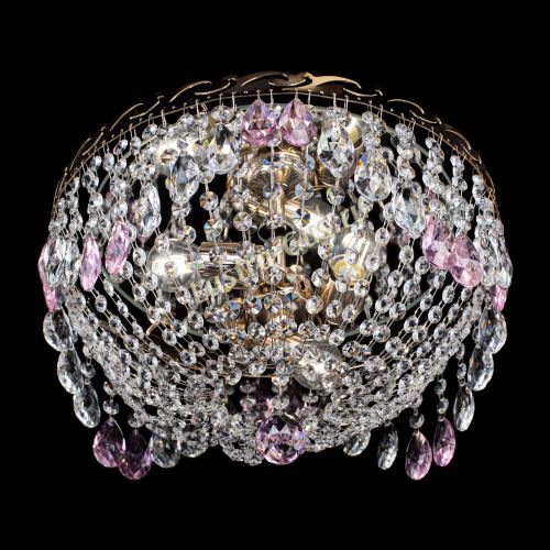 Люстра Диана журавлик розовая в Симферополе Гусь Хрустальный