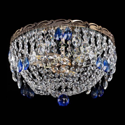 Люстра Диана журавлик синяя в Симферополе Гусь Хрустальный