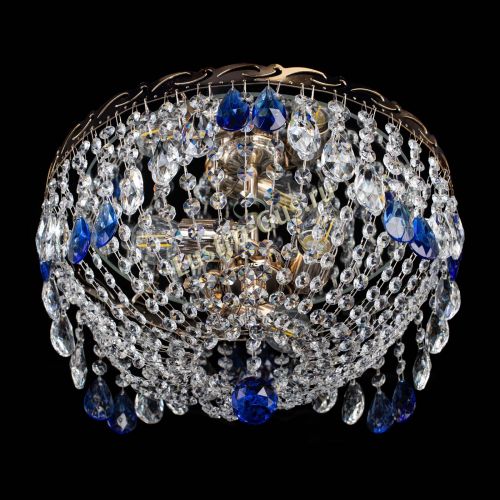 Люстра Диана журавлик синяя в Симферополе Гусь Хрустальный