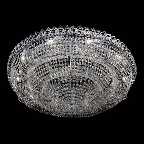 Люстра Двойное Кольцо Классика - 10 ламп в Симферополе Гусь Хрустальный