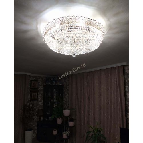 Люстра Двойное Кольцо Классика в Симферополе Гусь Хрустальный