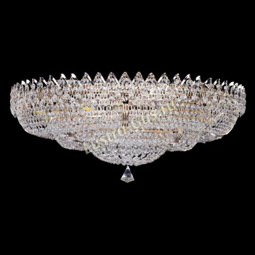 Люстра Двойное Кольцо Корона 700 мм в Симферополе Гусь Хрустальный