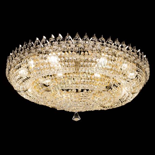 Люстра Двойное Кольцо Корона 700 мм в Симферополе Гусь Хрустальный