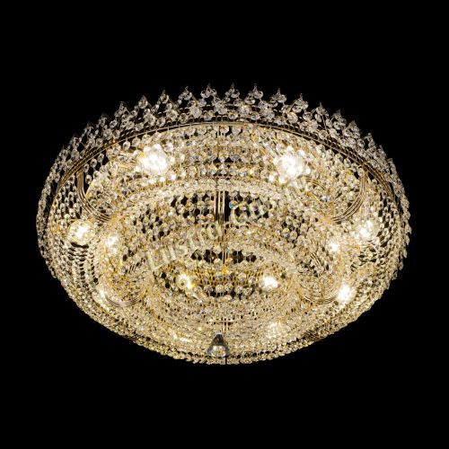 Люстра Двойное Кольцо Корона 700 мм в Симферополе Гусь Хрустальный