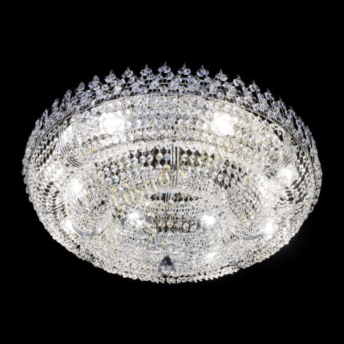 Люстра Двойное Кольцо Корона 700 мм в Симферополе Гусь Хрустальный