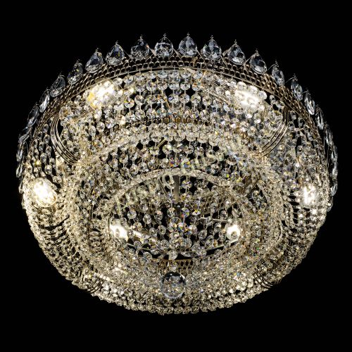 Люстра Двойное Кольцо Корона журавлик в Симферополе Гусь Хрустальный