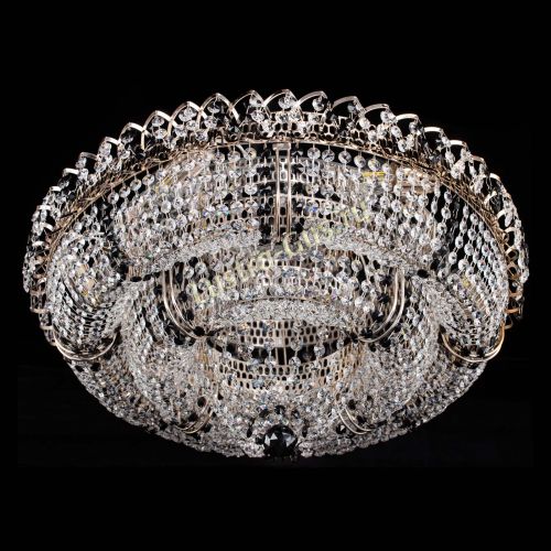 Люстра Двойное Кольцо Классика №6 черная в Симферополе Гусь Хрустальный