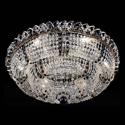 Люстра Двойное Кольцо Классика №6 черная в Симферополе Гусь Хрустальный