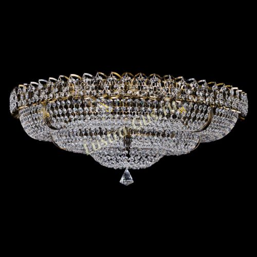 Люстра Двойное Кольцо Классика под бронзу в Симферополе Гусь Хрустальный