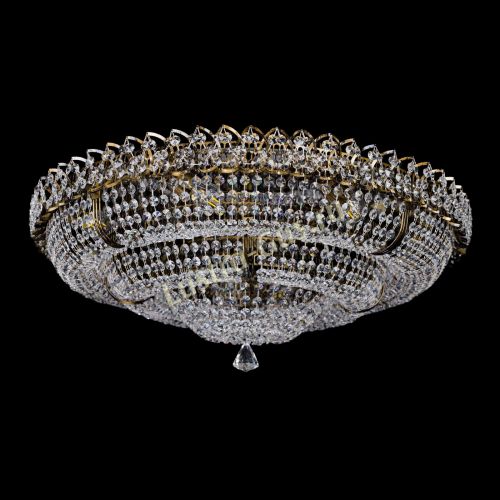 Люстра Двойное Кольцо Классика под бронзу в Симферополе Гусь Хрустальный