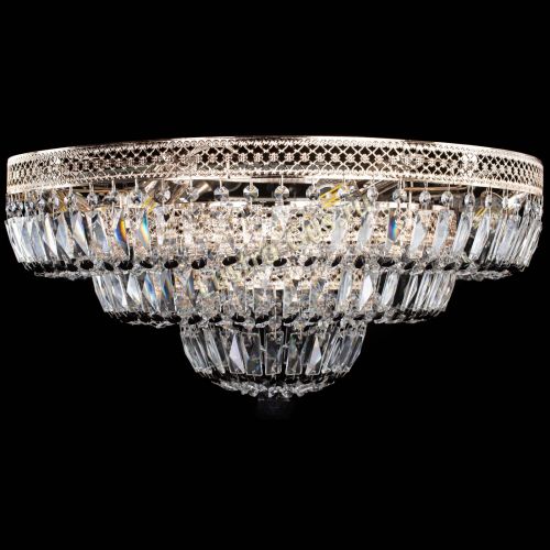 Люстра Двойное Кольцо Венеция черная в Симферополе Гусь Хрустальный