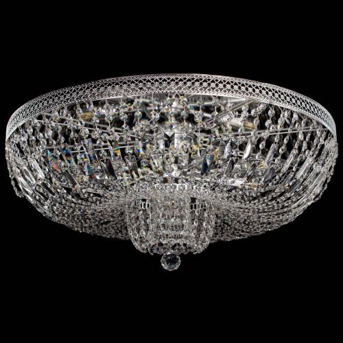 Люстра Эдна №8 (с плотным прилеганием к потолку) в Симферополе Гусь Хрустальный