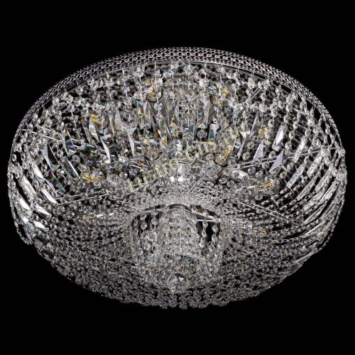 Люстра Эдна №8 (с плотным прилеганием к потолку) в Симферополе Гусь Хрустальный