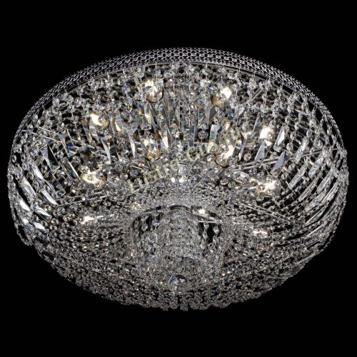 Люстра Эдна №8 (с плотным прилеганием к потолку) в Симферополе Гусь Хрустальный