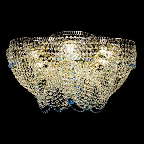 Люстра Есения голубая в Симферополе Гусь Хрустальный