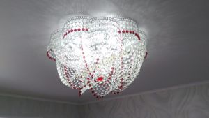 Люстра Хрустальная Волна в Симферополе отзыв и фото покупателя
