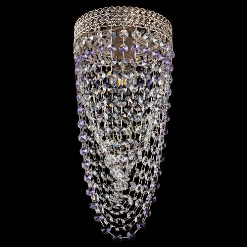 Люстра Флоренция №1 Водоворот фиолетовая в Симферополе Гусь Хрустальный