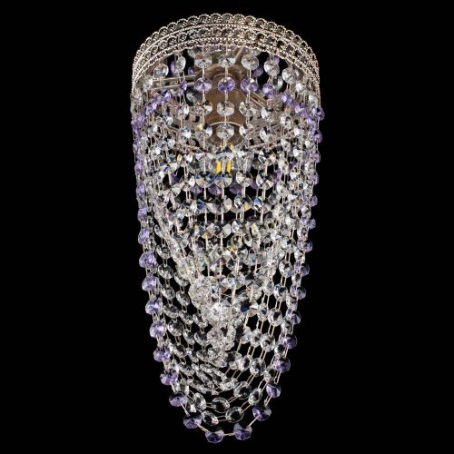 Люстра Флоренция №1 Водоворот фиолетовая в Симферополе Гусь Хрустальный