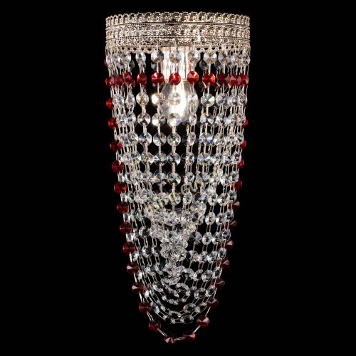 Люстра Флоренция №1 Водоворот красная в Симферополе Гусь Хрустальный