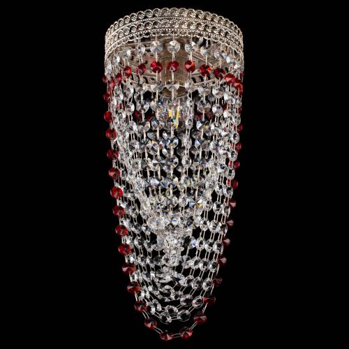 Люстра Флоренция №1 Водоворот красная в Симферополе Гусь Хрустальный