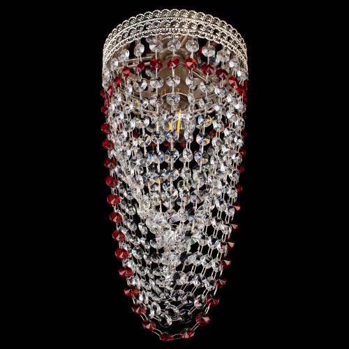 Люстра Флоренция №1 Водоворот красная в Симферополе Гусь Хрустальный