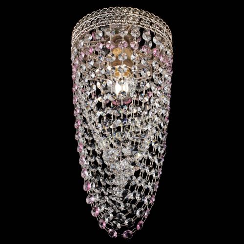 Люстра Флоренция №1 Водоворот розовая в Симферополе Гусь Хрустальный