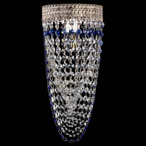 Люстра Флоренция №1 Водоворот синяя в Симферополе Гусь Хрустальный