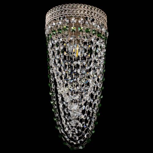 Люстра Флоренция №1 Водоворот зеленая в Симферополе Гусь Хрустальный