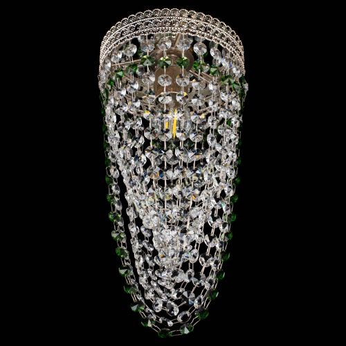 Люстра Флоренция №1 Водоворот зеленая в Симферополе Гусь Хрустальный