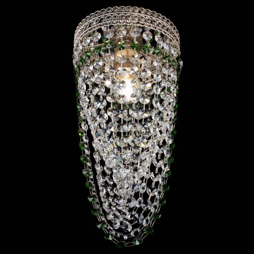 Люстра Флоренция №1 Водоворот зеленая в Симферополе Гусь Хрустальный