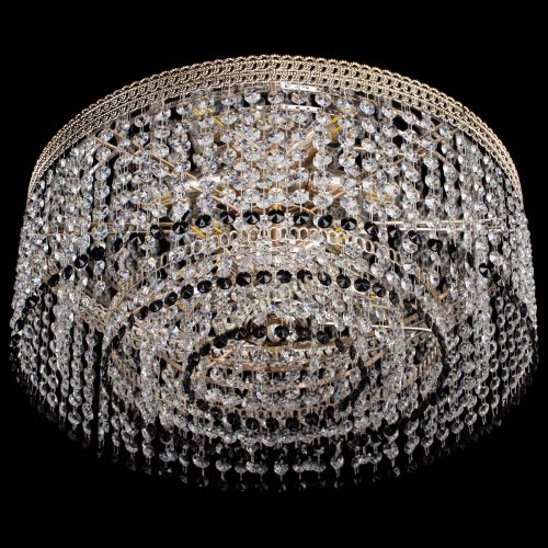 Люстра Флоренция капель оптикон черная в Симферополе Гусь Хрустальный