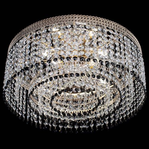 Люстра Флоренция капель оптикон черная в Симферополе Гусь Хрустальный