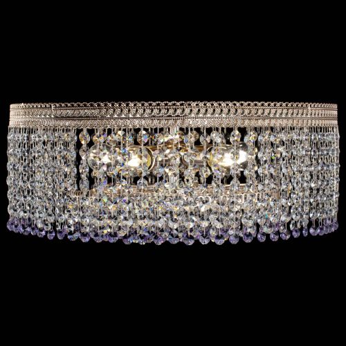 Люстра Флоренция капель оптикон фиолетовая в Симферополе Гусь Хрустальный