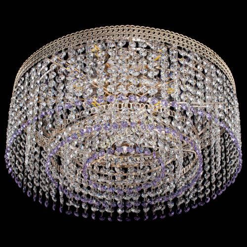 Люстра Флоренция капель оптикон фиолетовая в Симферополе Гусь Хрустальный