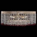 Люстра Флоренция капель оптикон красная в Симферополе