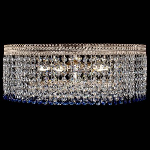 Люстра Флоренция капель оптикон синяя в Симферополе Гусь Хрустальный