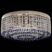 Люстра Флоренция капель оптикон синяя