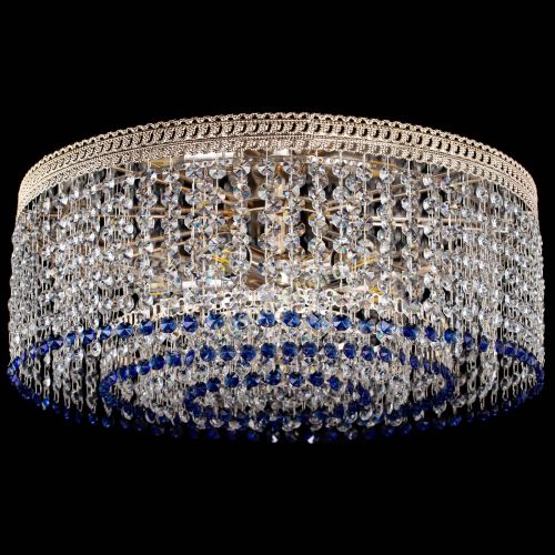 Люстра Флоренция капель оптикон синяя в Симферополе Гусь Хрустальный