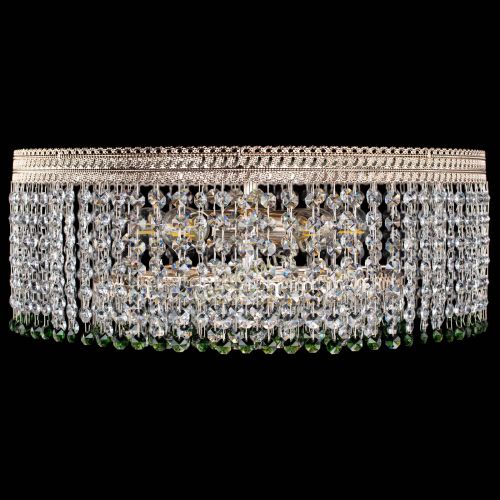 Люстра Флоренция капель оптикон зеленая в Симферополе Гусь Хрустальный