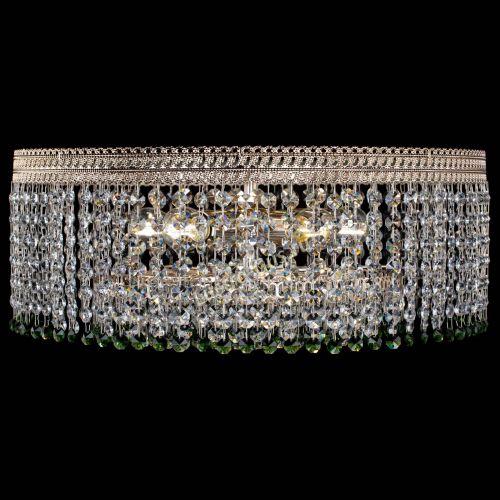 Люстра Флоренция капель оптикон зеленая в Симферополе Гусь Хрустальный