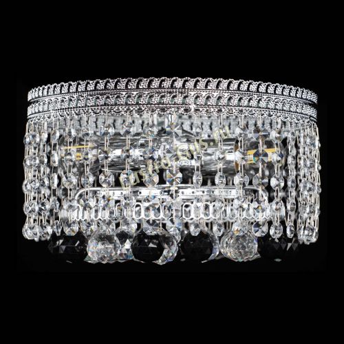 Люстра Флоренция шар №2 черная в Симферополе Гусь Хрустальный