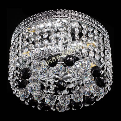 Люстра Флоренция шар №2 черная в Симферополе Гусь Хрустальный