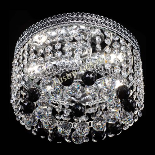 Люстра Флоренция шар №2 черная в Симферополе Гусь Хрустальный